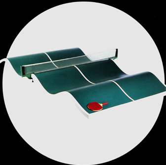 Carelman Mesa ondulada de ping pong